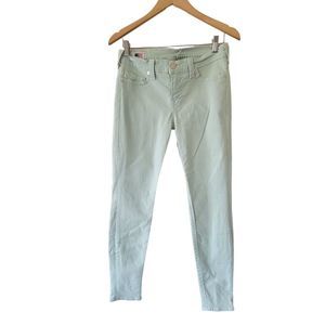 True Religion Jean Halle Super Skinny  Mint Green‎